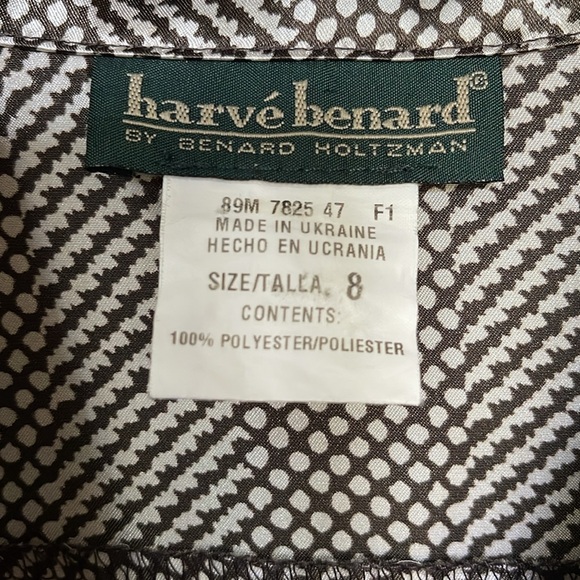 Harve’ Bernard by Holtzman silky blouse size 8 - Picture 2 of 10